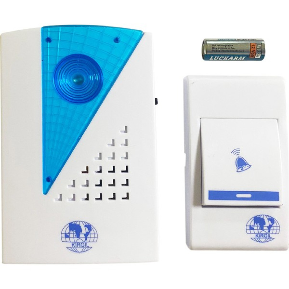 Kirgil Kapi Zili Kablosuz Wireless 32 Melodili Kapi Zili 006 Mavi Nalburiye & Hırdavat Fiyatı