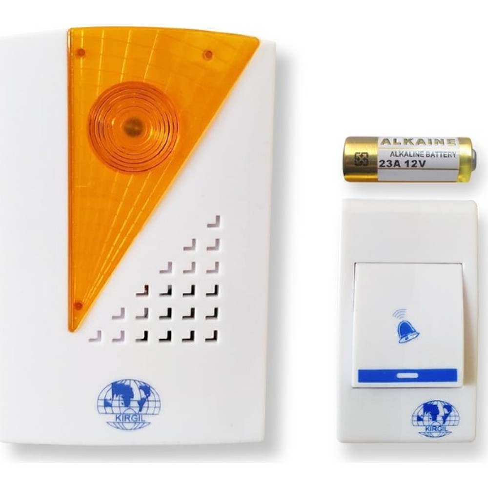 Kirgil Kapi Zili Kablosuz Wireless 32 Melodili Kapi Zili Nalburiye & Hırdavat Fiyatı