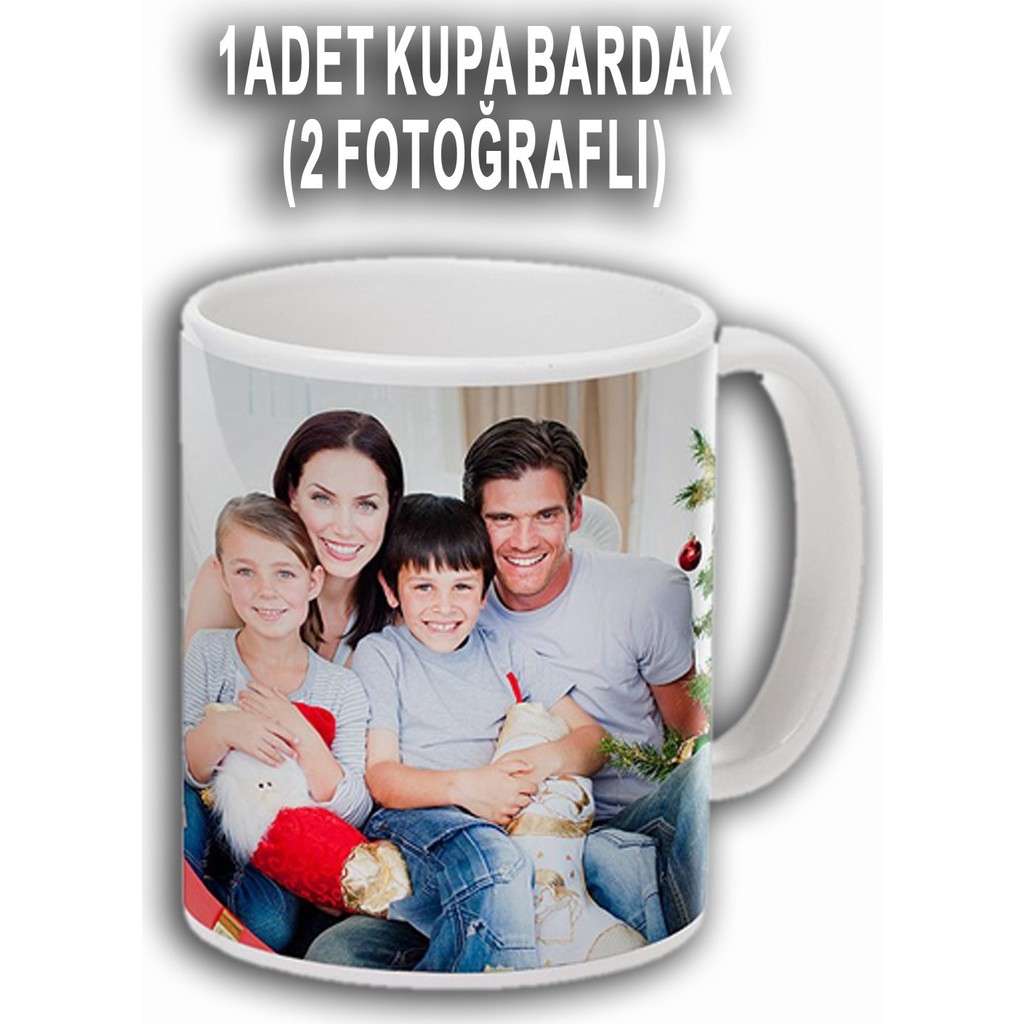 Kırk8 Kişiye Özel 2 Fotoğraflı Kupa Bardak Fincan / Bardak / Kahve Takımı Fiyatı