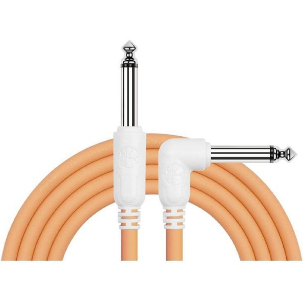 Kirlin 1/4'' Mono Plug - 1/4'' R Angle 3mt. Kablo (IC2423MMG) - 600 cm - Turuncu Müzik Aleti Aksesuarları Fiyatı