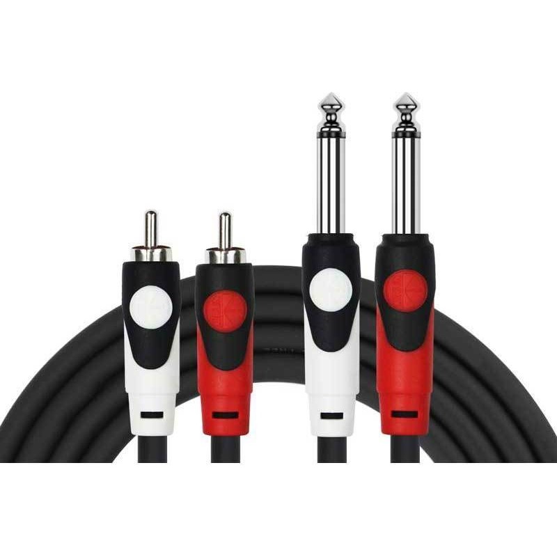 Kirlin 3mt Patch Kablo (2x1/4'' Mono - 2xrca) Müzik Aleti Aksesuarları Fiyatı