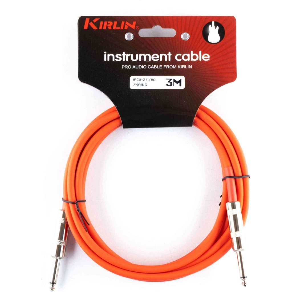 Kirlin Cable IPCV-241RD 3MT Enstruman Kablosu - Kırmızı Stüdyo ve Sahne Ekipmanları Fiyatı