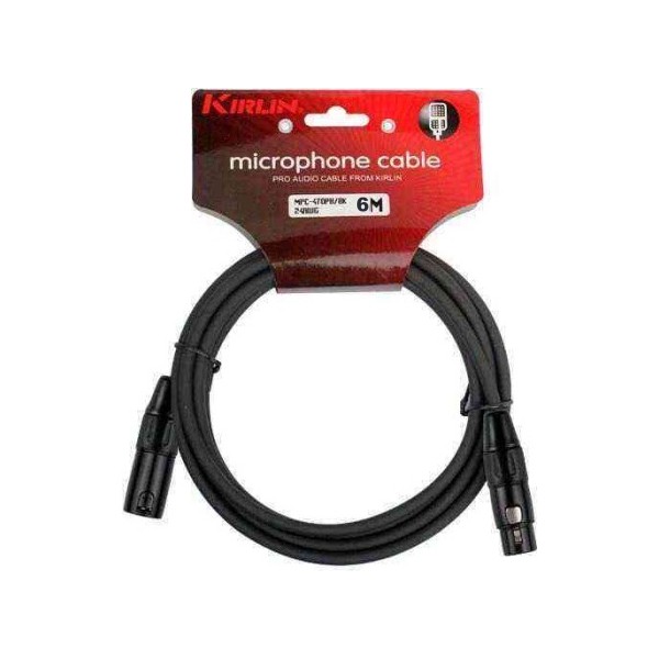 Kirlin Cable MPC-470PB 6 MT Mikrofon Kablosu Müzik Aleti Aksesuarları Fiyatı
