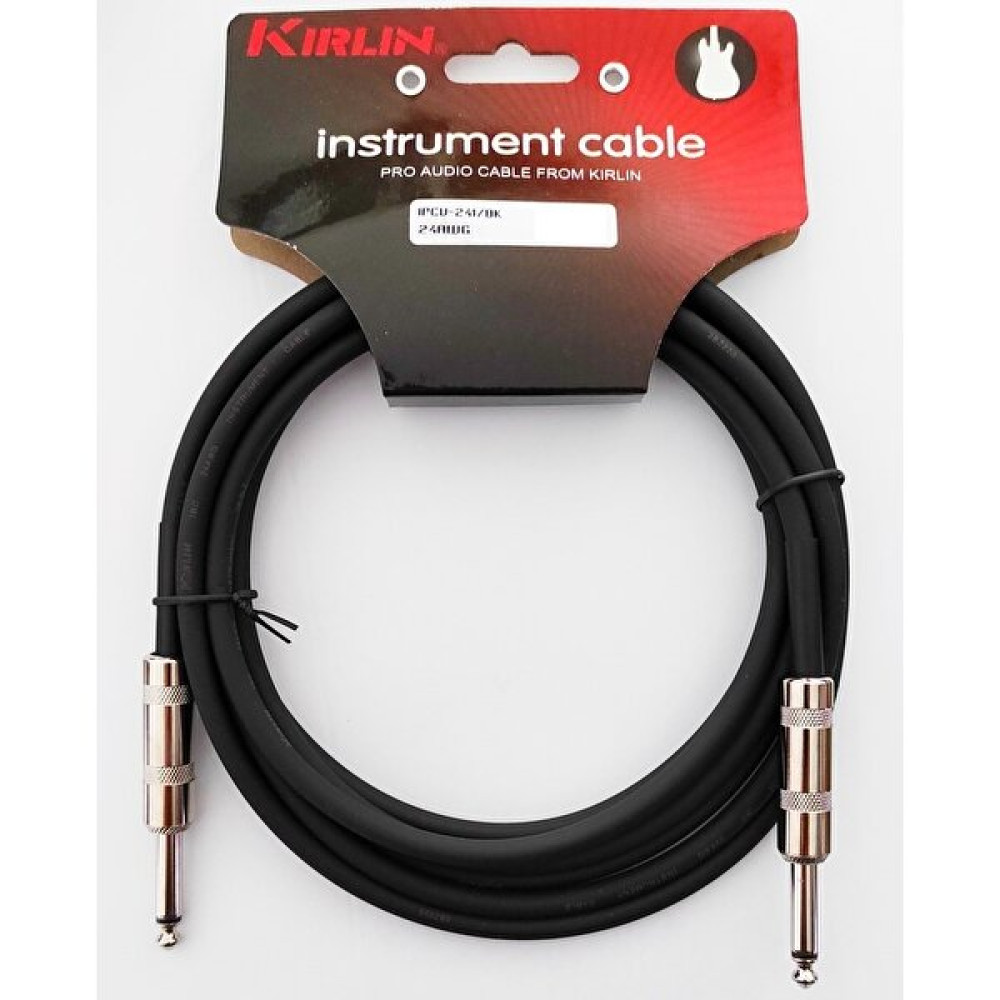 Kirlin IPCV-241 6 Metre Siyah Enstrüman Gitar Kablosu Stüdyo ve Sahne Ekipmanları Fiyatı