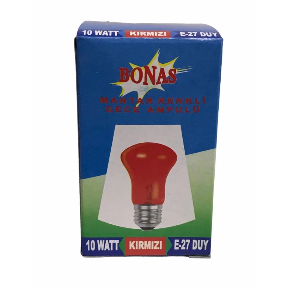 Kırmızı 10 Watt E-27 Duy Ampul Gece Lambası Ampulu Klasik Ampul Fiyatı