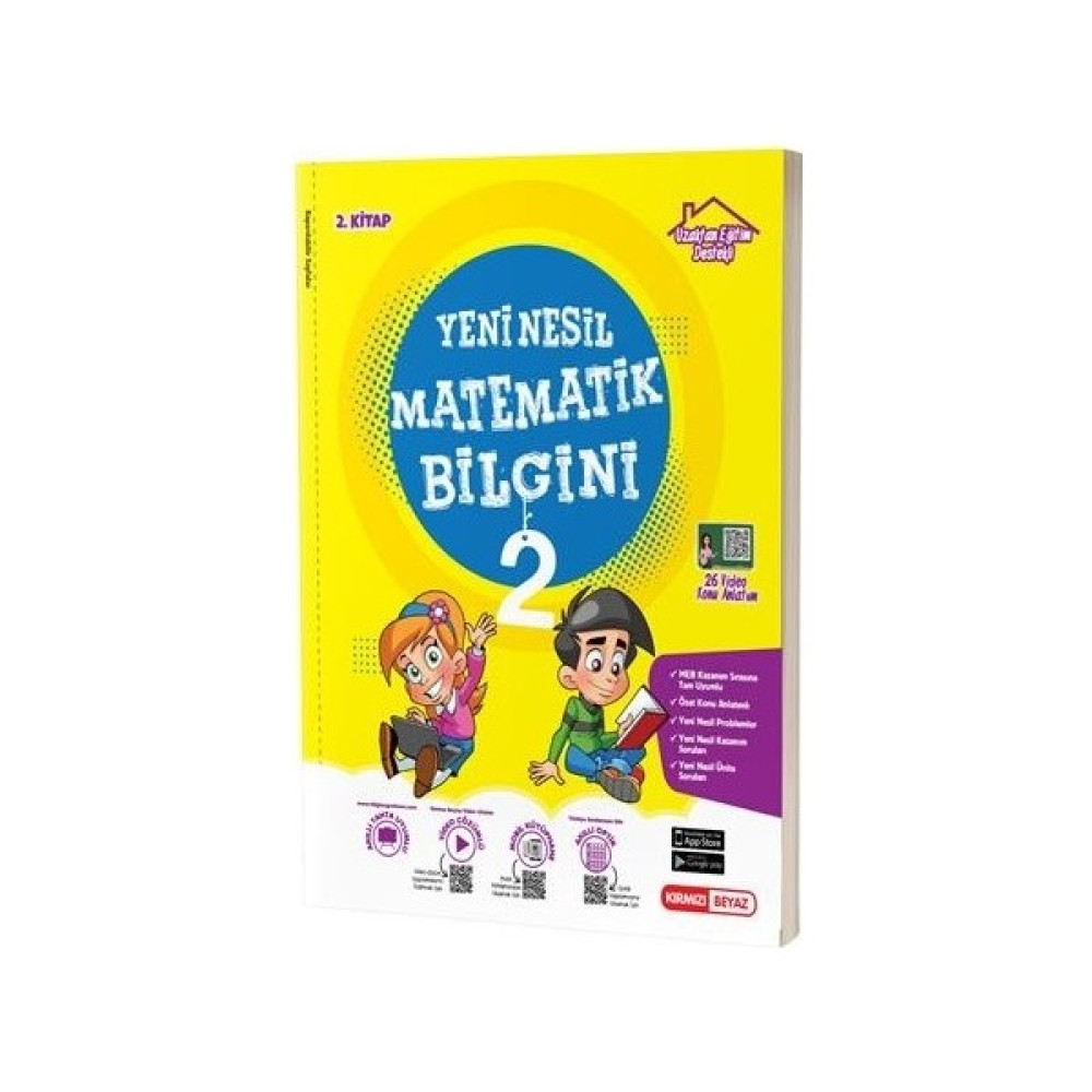 Kırmızı Beyaz 2. Sınıf Yeni Nesil Matematik Bilgini 2 Kitap Yeni 2022 Kaynak Kitapları Fiyatı