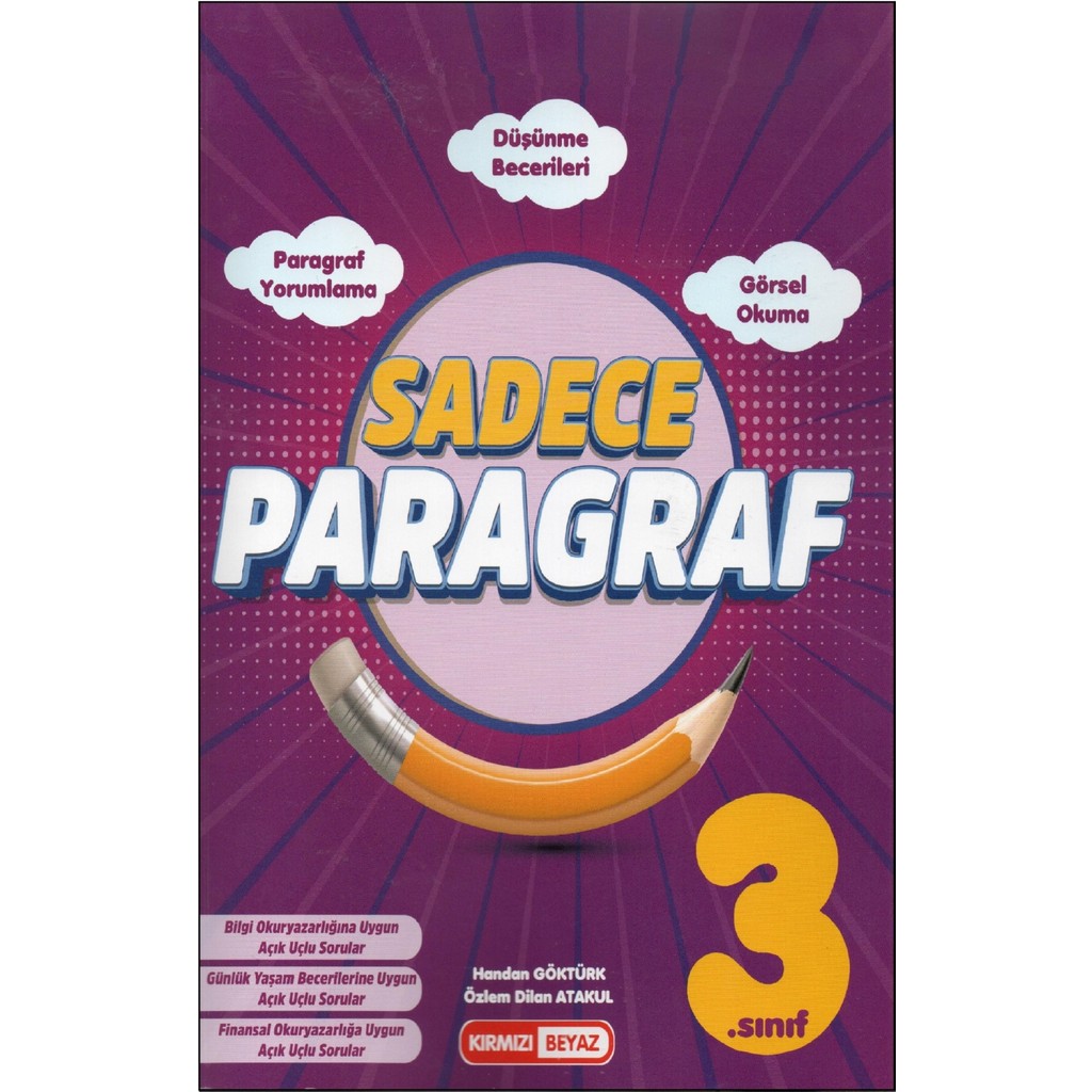 Kırmızı Beyaz 3. Sınıf Sadece Paragraf Diğer Fiyatı