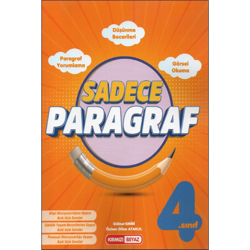Kırmızı Beyaz 4. Sınıf Sadece Paragraf Diğer Fiyatı