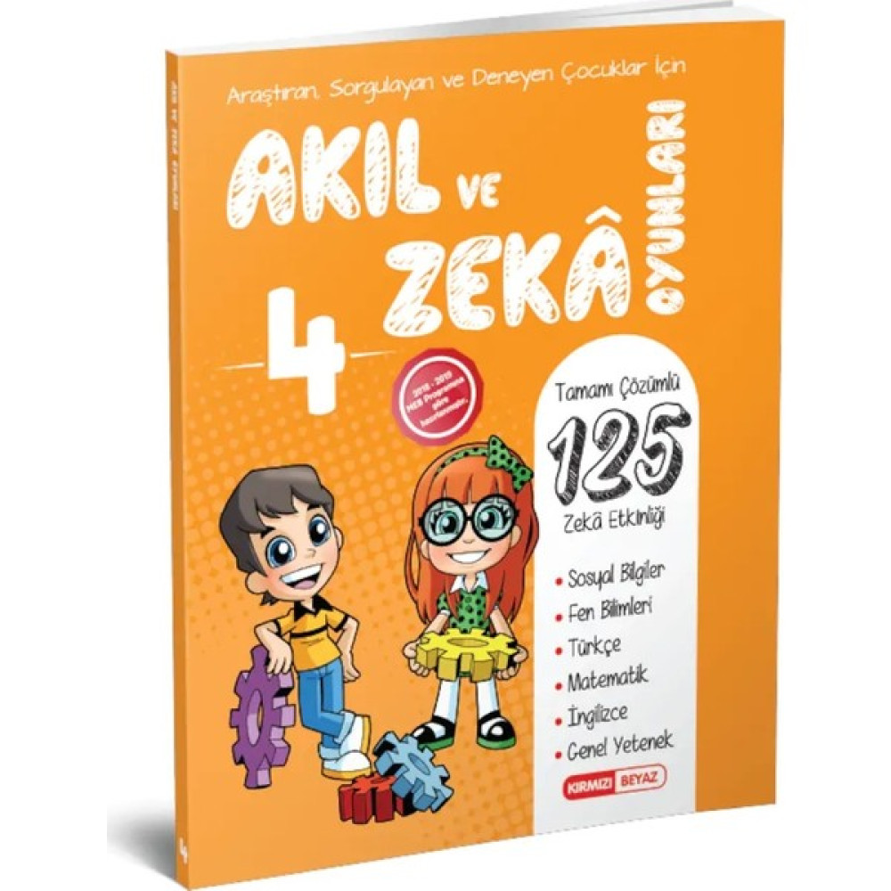 Kırmızı Beyaz Akıl Ve Zeka Oyunları 4.Sınıf Kaynak Kitapları Fiyatı