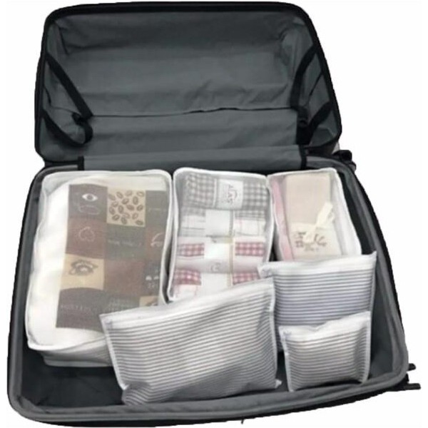 Kırmızı Beyaz Home 6 Parça Bavul Organizer valiz Düzenleyici Hurç Diğer Fiyatı