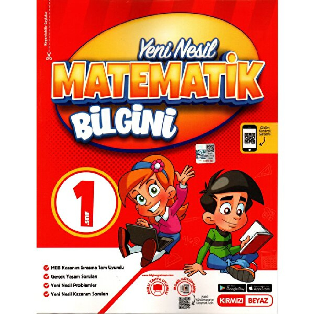 Kırmızı Beyaz Yayınlar 1. Sınıf Yeni Nesil Matematik Bilgini Matematik Fiyatı