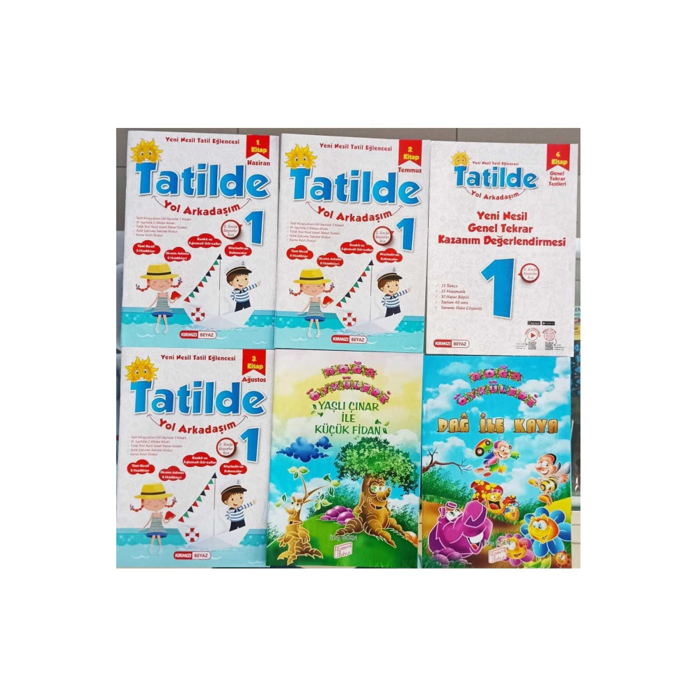Kırmızı Beyaz Yayınlar Kırmızı Beyaz 1. Sınıf Yeni Nesil Tatilde Yol Arkadaşım Yardımcı Kitaplar Fiyatı