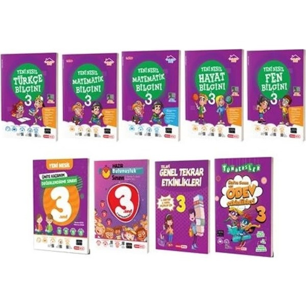 Kırmızı Beyaz Yayınlar Kırmızı Beyaz Yayınları 3. Sınıf Bilgin Set Kaynak Kitapları Fiyatı