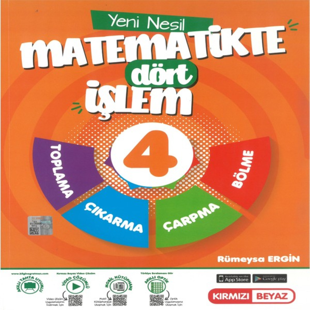 Kırmızı Beyaz Yayınlar Kırmızı Beyaz Yayınları 4.sınıf Yeni Nesil Dört Işlem Matematik Kaynak Kitapları Fiyatı