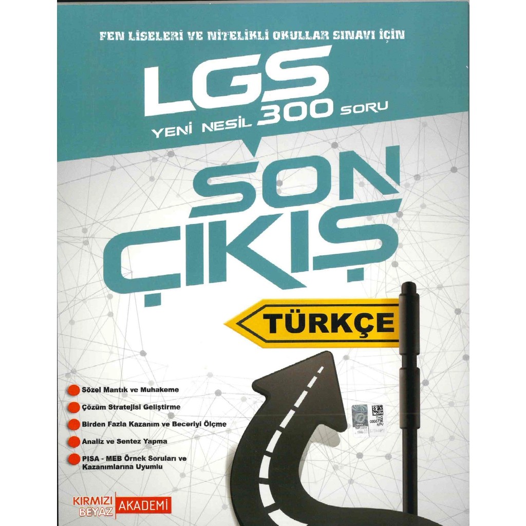Kırmızı Beyaz Yayınlar LGS 8.Sınıf Son Çıkış Türkçe Soru Bankası Diğer Fiyatı