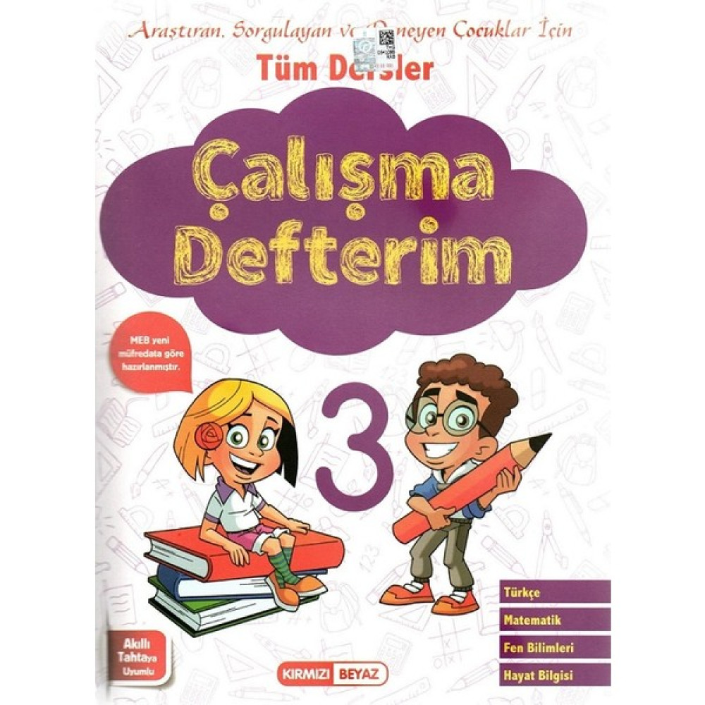 Kırmızı Beyaz Yayınları 3 .Sınıf Çalışma Defterim Tüm Dersler Fiyatı