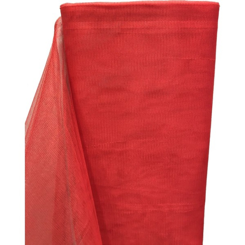 Kırmızı Grek Tül (En 2 mt Boy 1 Mt) - 100 x 200 cm Tül Perde Fiyatı