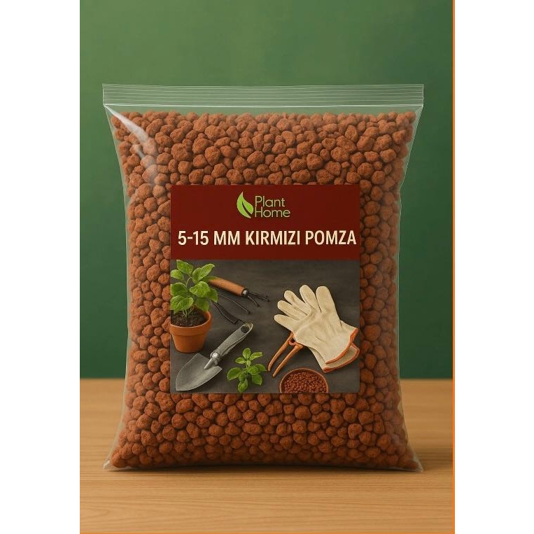 Kırmızı Pomza Taşı 5-15 mm | 5 Litre Volkanik Cürüf Ponza Taşı Diğer Fiyatı