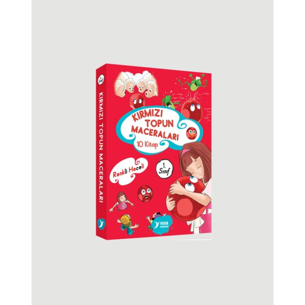 Kırmızı Topun Maceraları (5 Heceli-5 Düz) 1.sınıf 10 Kitap - Müzehher Özgün (Ciltli) Çocuk Öykü Fiyatı