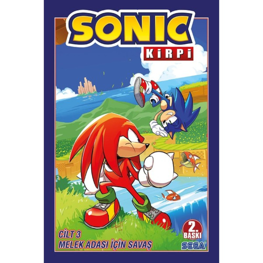 Kirpi Sonic Cilt 3 - Melek Adası İçin Savaş (2.Baskı) Çizgi Roman Fiyatı