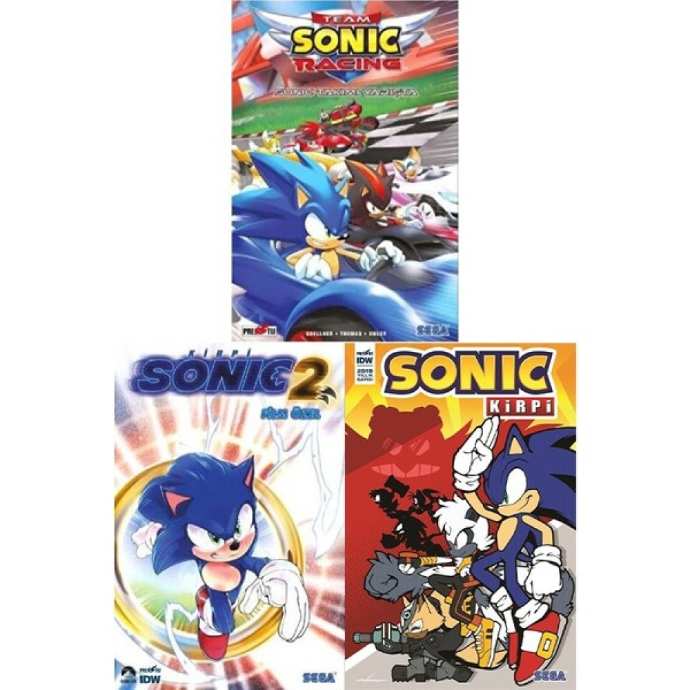Kirpi Sonic Fasikül Set Film Özel Sayısı - Sonic Takımı Yarışta - Sonic Yıllık 2019 - Ian Flynn Çizgi Roman Fiyatı