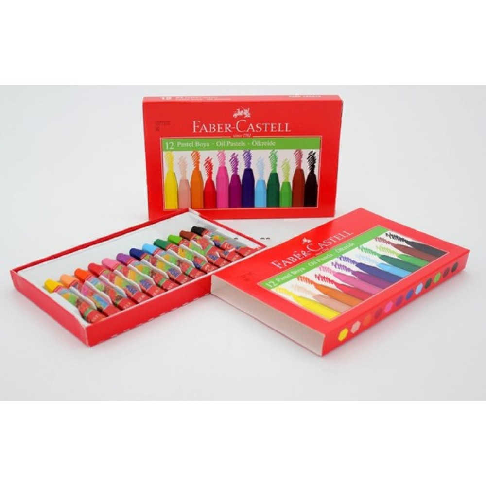 Kırtasiyeji 12 Renk Pastel Boya Faber-Castell Oto Boyaları Fiyatı