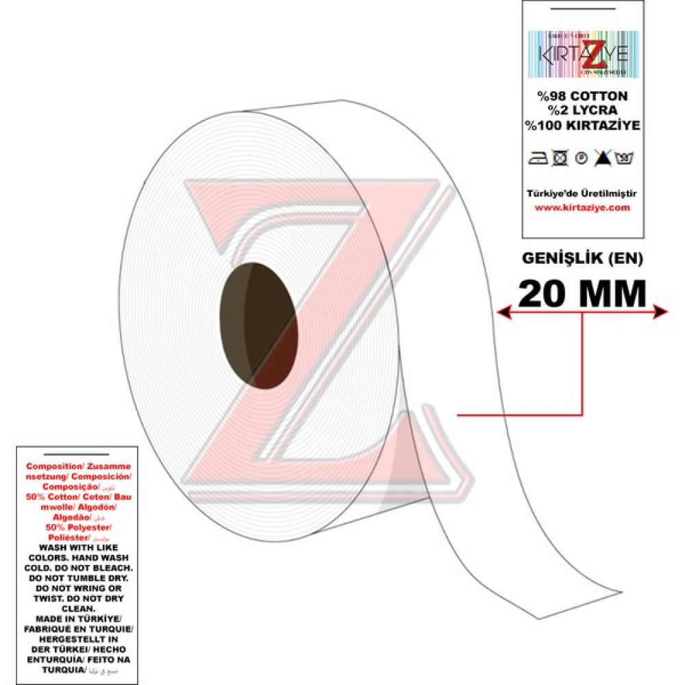 Kirtaziye 20X200 Hafif Yıkama Japon Akmaz (10 Rulo) Oto Boyaları Fiyatı