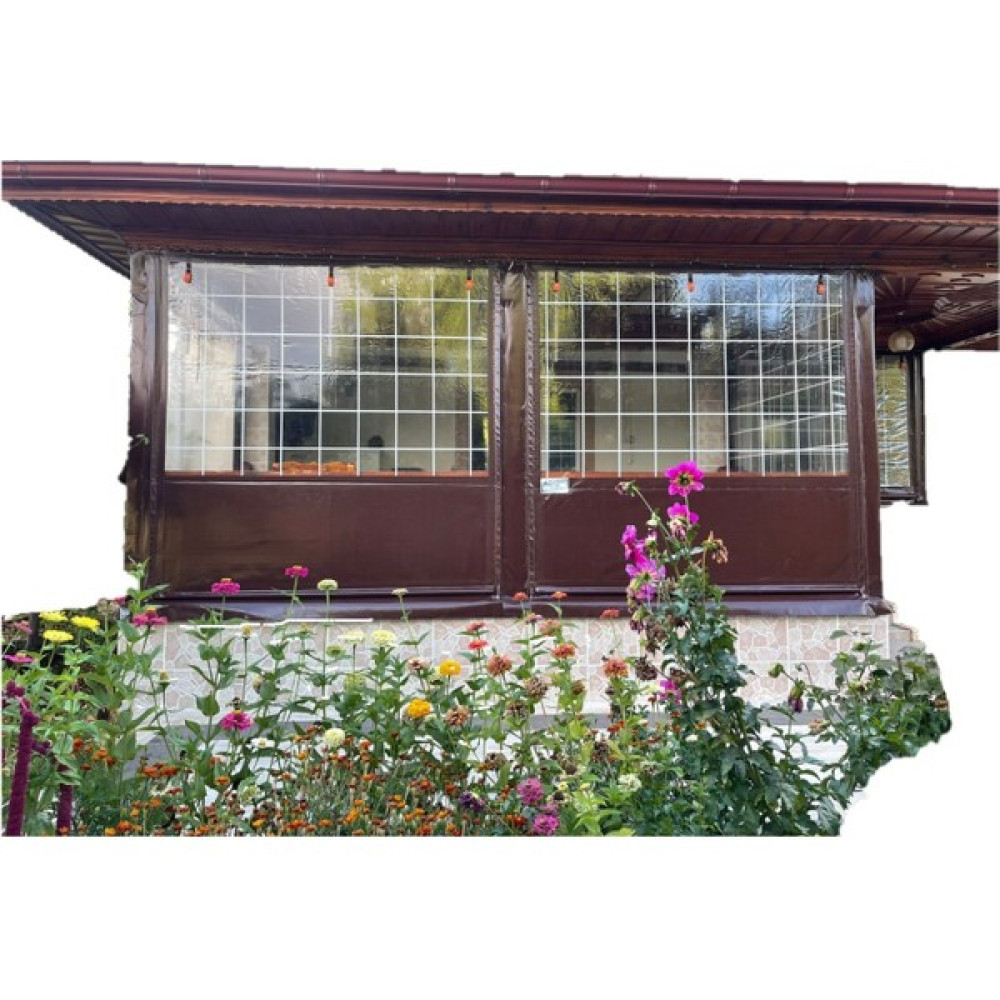 Kış Bahçesi Ortası Şeffaf Kenarları Branda 200 x 270 Çadır Fiyatı