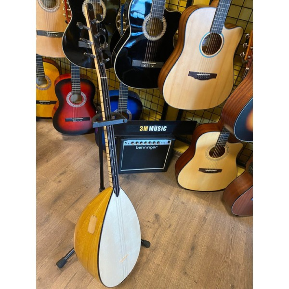 Kısa Sap Saz Bağlama Uzun Sap Bağlama Saz Dut Ağacı Saz Profesyonel Bağlama - Naturel - KISA SAP DUT Bağlamalar Fiyatı