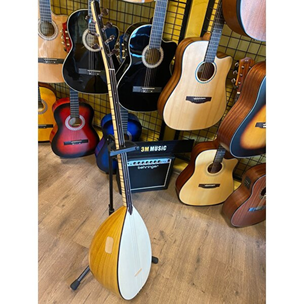 Kısa Sap Saz Bağlama Uzun Sap Bağlama Saz Dut Ağacı Saz Profesyonel Bağlama - Naturel - UZUN SAP DUT Bağlamalar Fiyatı