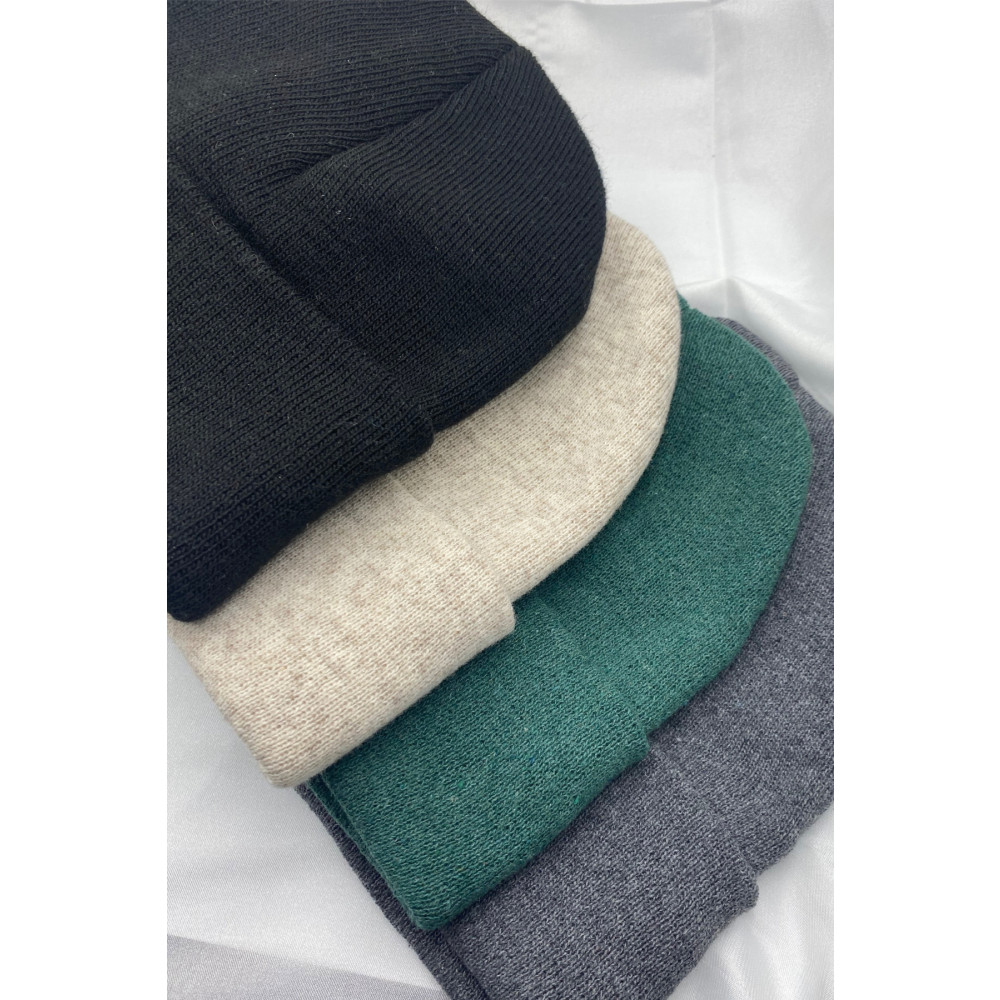 KISCHE Unisex Katlamalı Basic Yerli Üretim 4lü Renkli Bere Bere & Kulaklık Fiyatı
