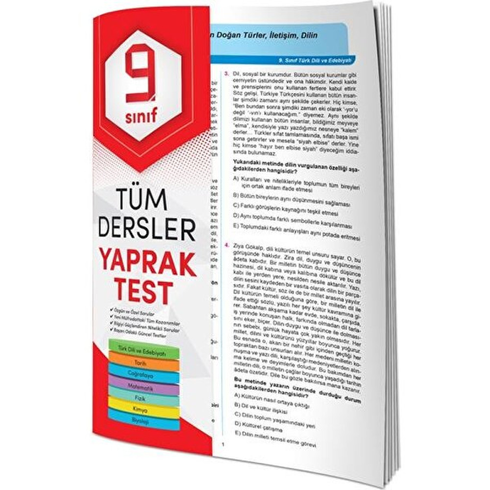 Kişisel Yayınlar 4 Element Yayınları 9. Sınıf Tüm Dersler Yaprak Test Güncellenmiş Yeni Müfredat Tüm Dersler Fiyatı