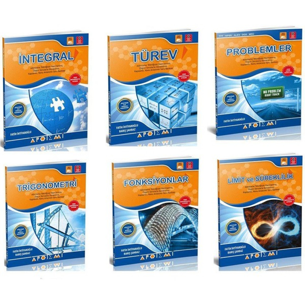 Kişisel Yayınlar Apotemi Yayınları Fasikül Seti 6 Kitap Temel Yeterlilik Testi (TYT) Fiyatı