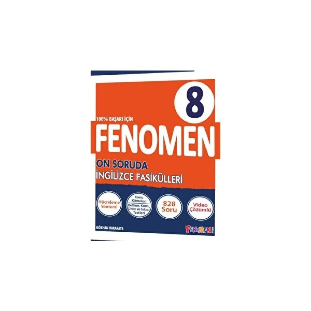 Kişisel Yayınlar Fenomen 8 On Soruda Ingilizce Fasikülleri (4 Fasikül) Tüm Dersler Fiyatı