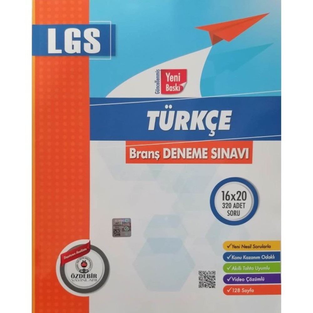 Kişisel Yayınlar Özdebir 8. Sınıf LGS Türkçe 16 Deneme Seti - Özdebir LGS Deneme Kaynak Kitapları Fiyatı