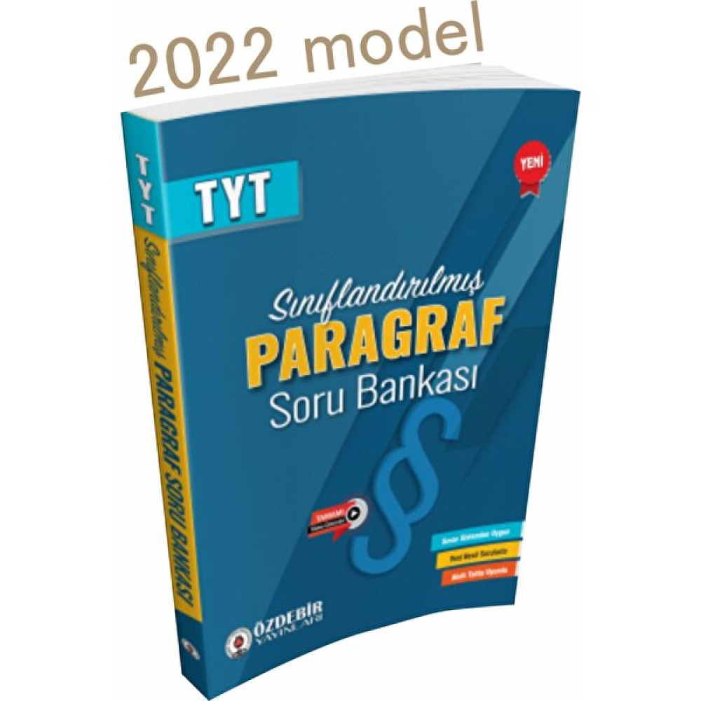 Kişisel Yayınlar Özdebir Yayınları TYT AYT Sınıflandırılmış Paragraf Soru Bankası 2022 Model YGS ve LYS Kitapları Fiyatı
