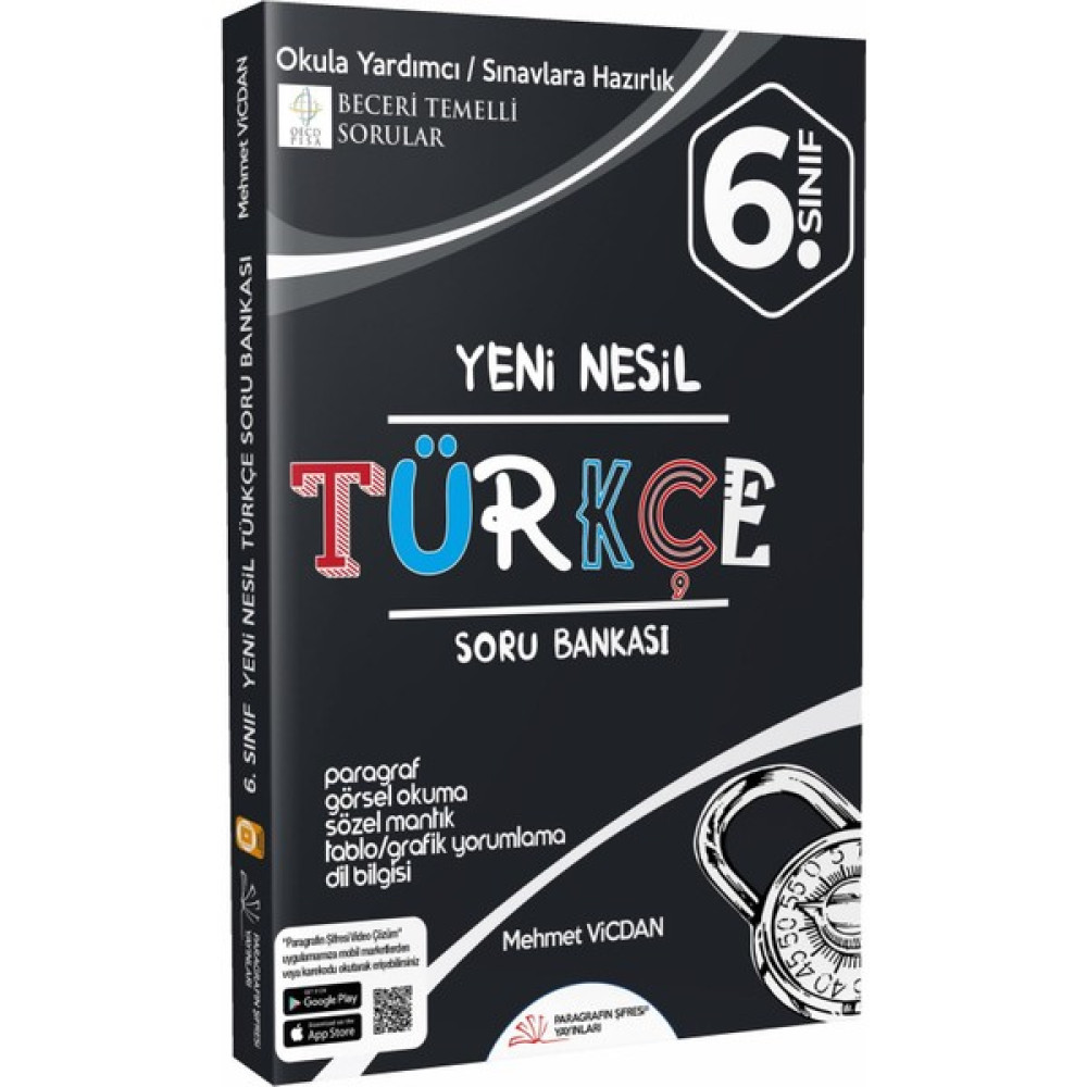 Kişisel Yayınlar Paragrafın Şifresi 6. Sınıf Türkçe Soru Bankası Kaynak Kitapları Fiyatı