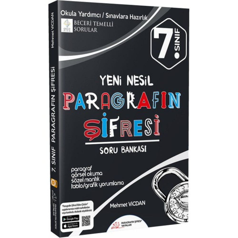 Kişisel Yayınlar Paragrafın Şifresi 7. Sınıf Yeni Nesil Paragrafın Şifresi Soru Bankası Kaynak Kitapları Fiyatı