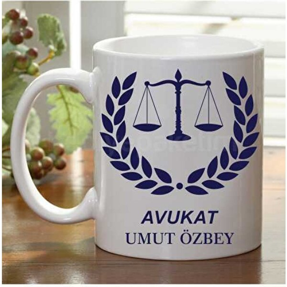 Kişiye Özel Avukatlara Özel Kupa Bardak - Beyaz Fincan / Bardak / Kahve Takımı Fiyatı