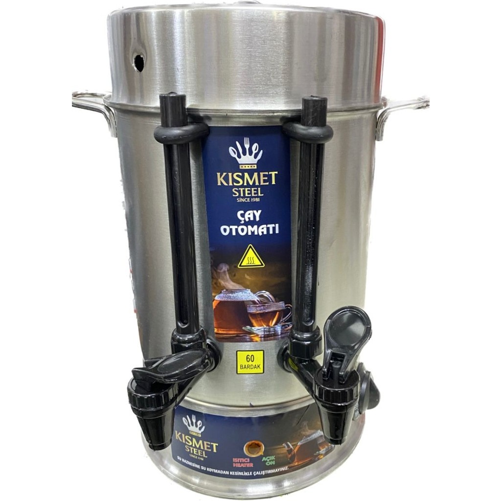 Kısmet 60 Bardak Çelik Çay Otomatı - Gümüş Diğer Fiyatı