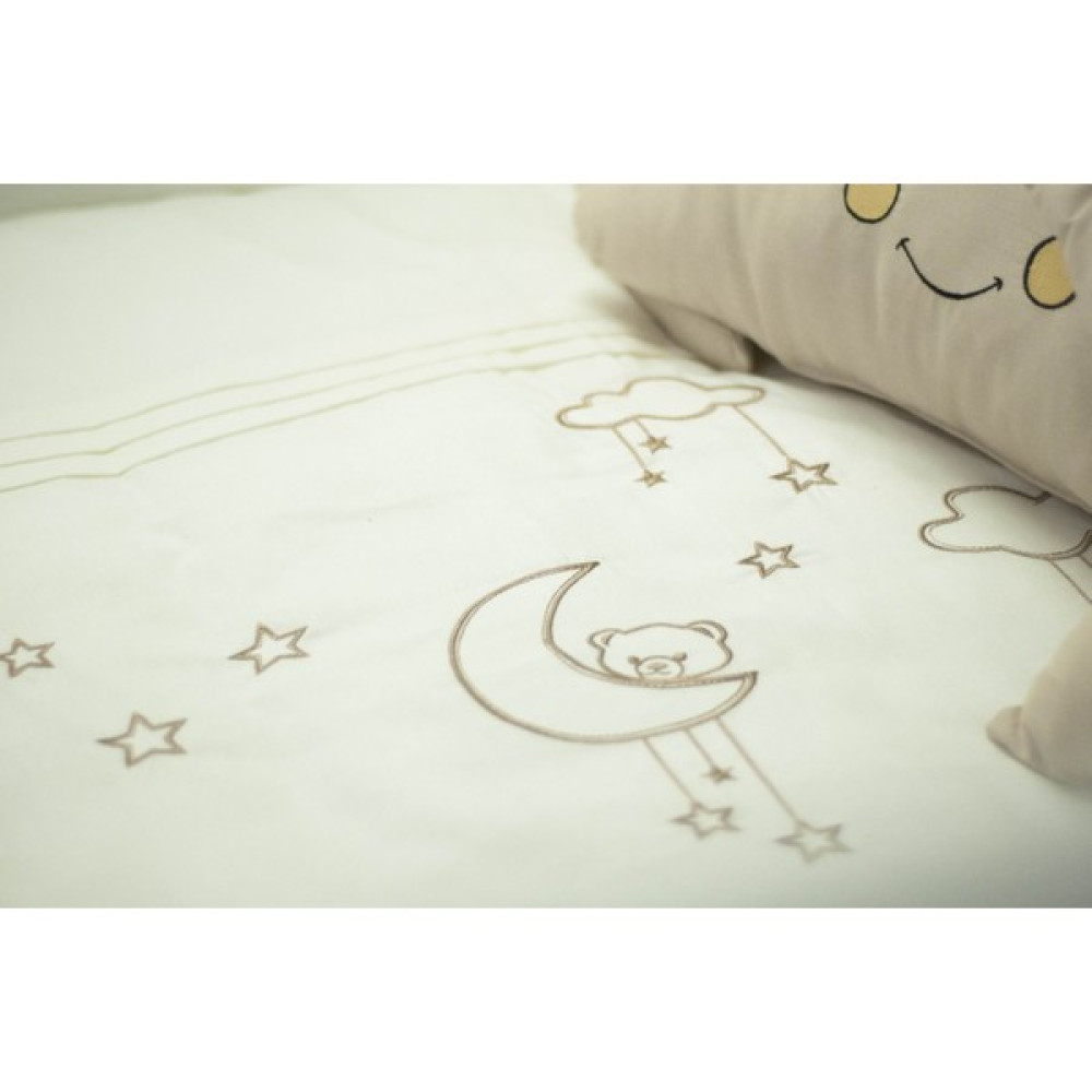 Kista Baby Cloudy Bebek Uyku Seti - Krem - 60 x 120 cm Bebek Uyku Seti Fiyatı