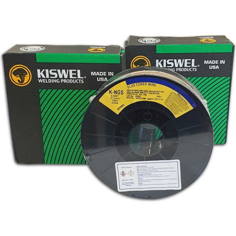 Kiswel K-Ngs Gazsız Özlü Kaynak Teli - 0,9 Mm/4,5kg. Kaynak Makineleri Fiyatı