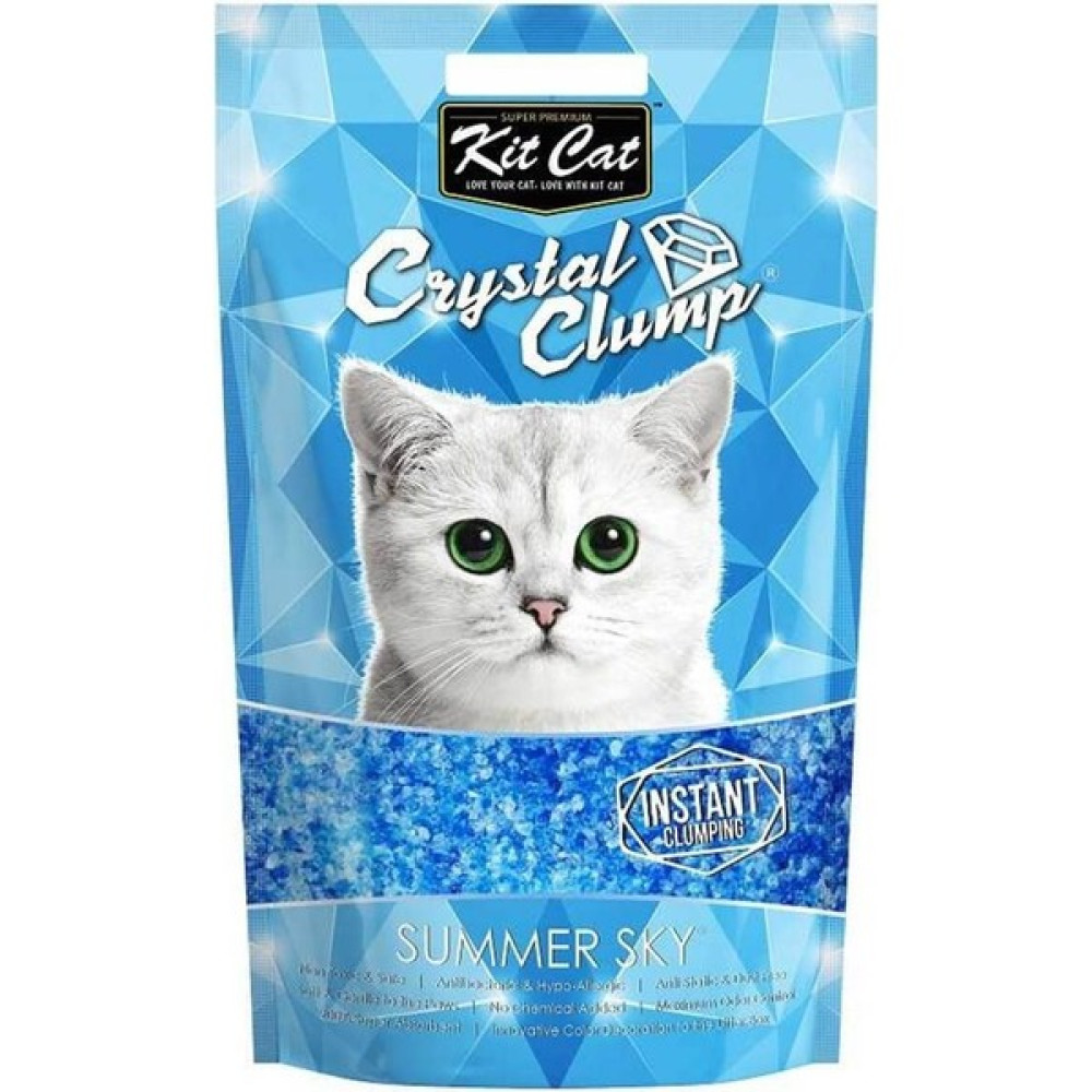 Kit Cat Summer Sky Topaklanan Silika Kedi Kumu 4 Lt Evcil Hayvan Ürünleri Fiyatı