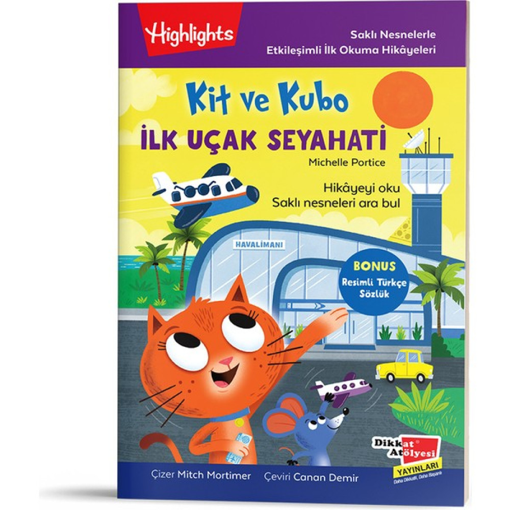 Kit ve Kubo İlk Uçak Seyahati Dikkat Atölyesi Yayınları Çocuk Masal Fiyatı