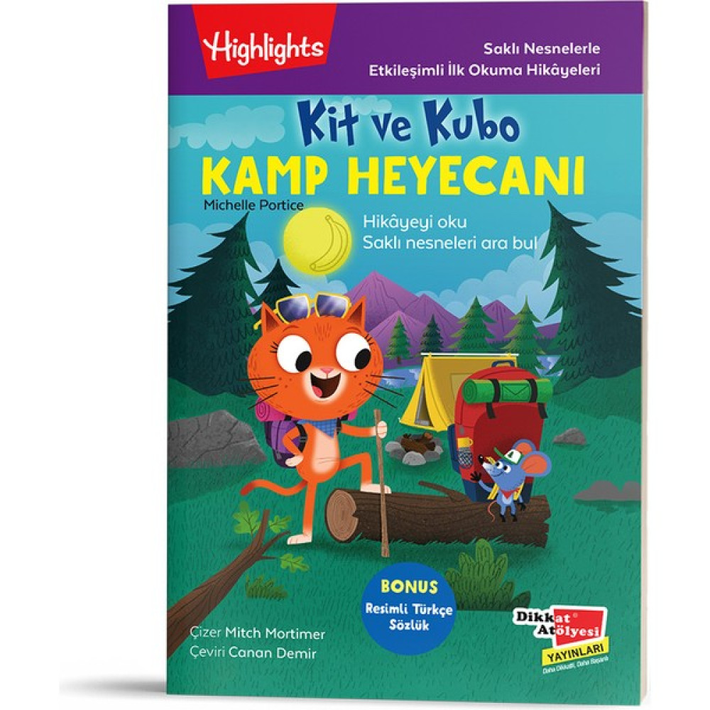 Kit ve Kubo Kamp Heyecanı Dikkat Atölyesi Yayınları Çocuk Masal Fiyatı