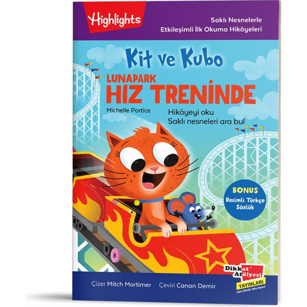 Kit ve Kubo Lunapark Hız Treninde Dikkat Atölyesi Yayınları Çocuk Masal Fiyatı