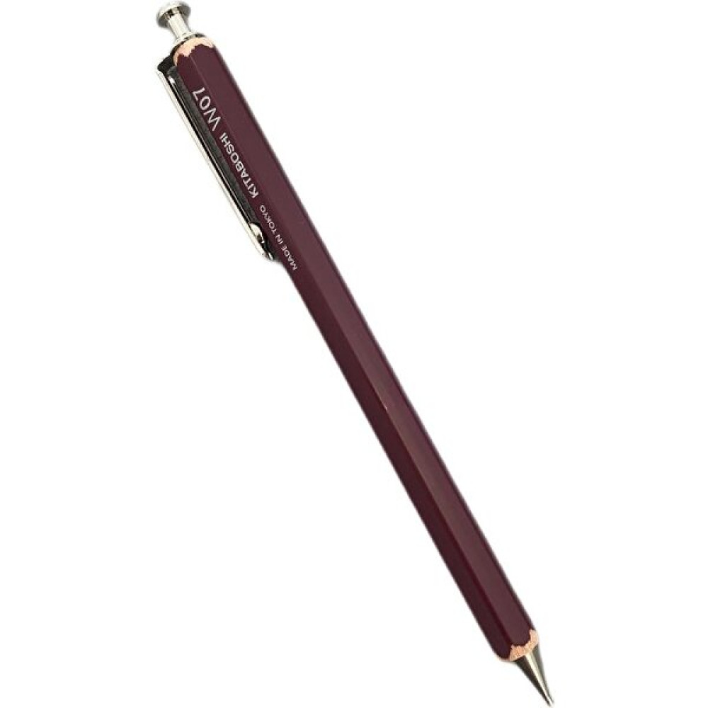 Kitaboshi Sedir Ağacı Gövdeli Japonya Üretimi Mekanik Kalem 0.7 mm Bordo Mekanik Kurşun (Versatil) Kalem Fiyatı