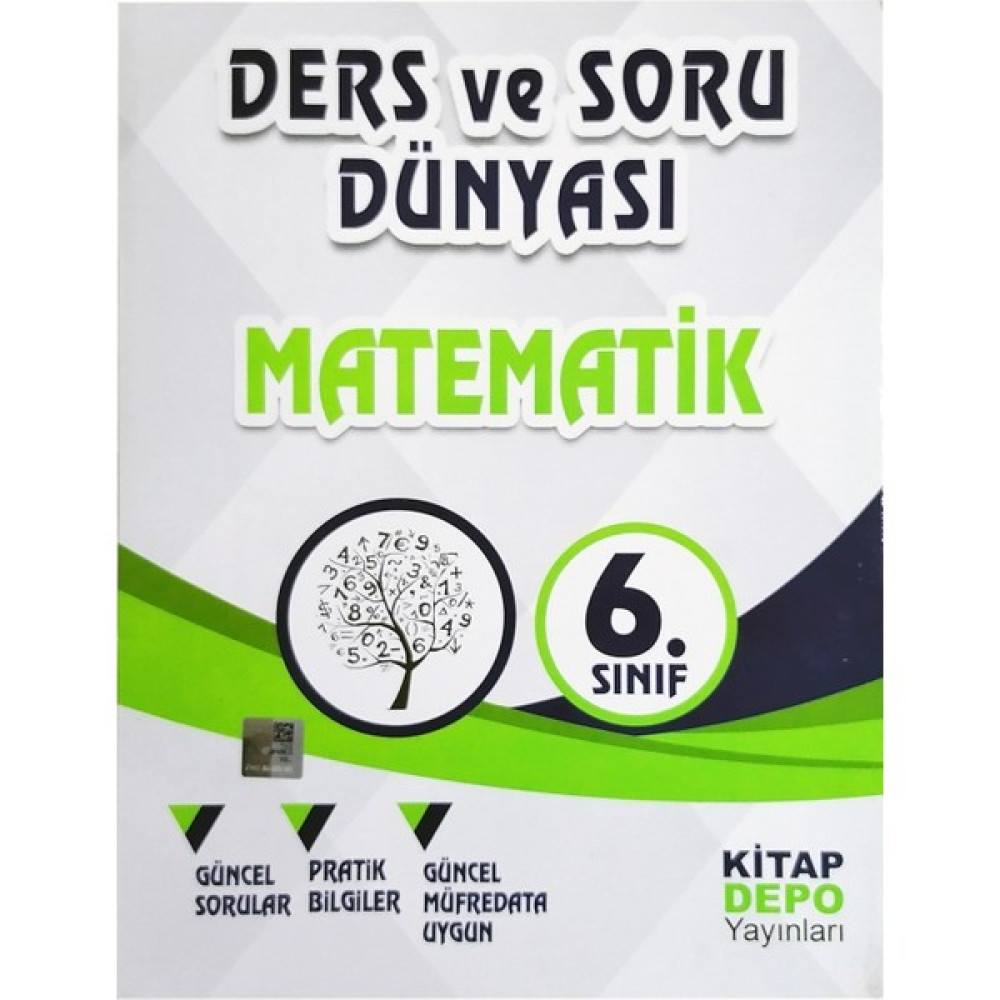 Kitap Depo Yayınları Ders ve Soru Dünyası 6. Sınıf Matematik Matematik Fiyatı