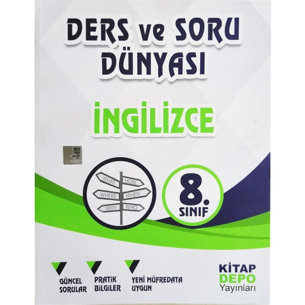 Kitap Depo Yayınları Ders ve Soru Dünyası 8. Sınıf İngilizce Ders Sınav Kitapları Fiyatı