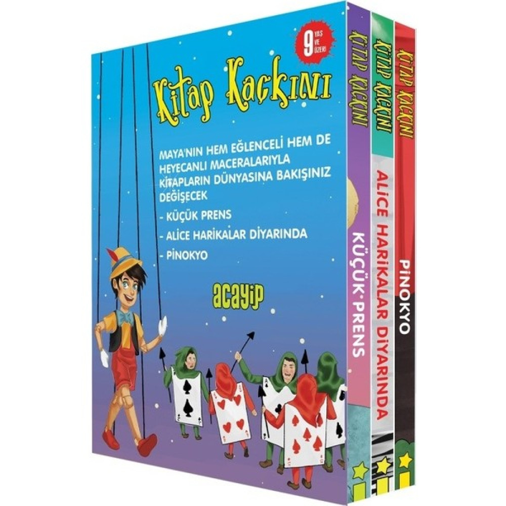 Kitap Kaçkını Kutulu Set (3 Kitap Takım) - Mehtap Soyuduru Fantastik Macera Fiyatı